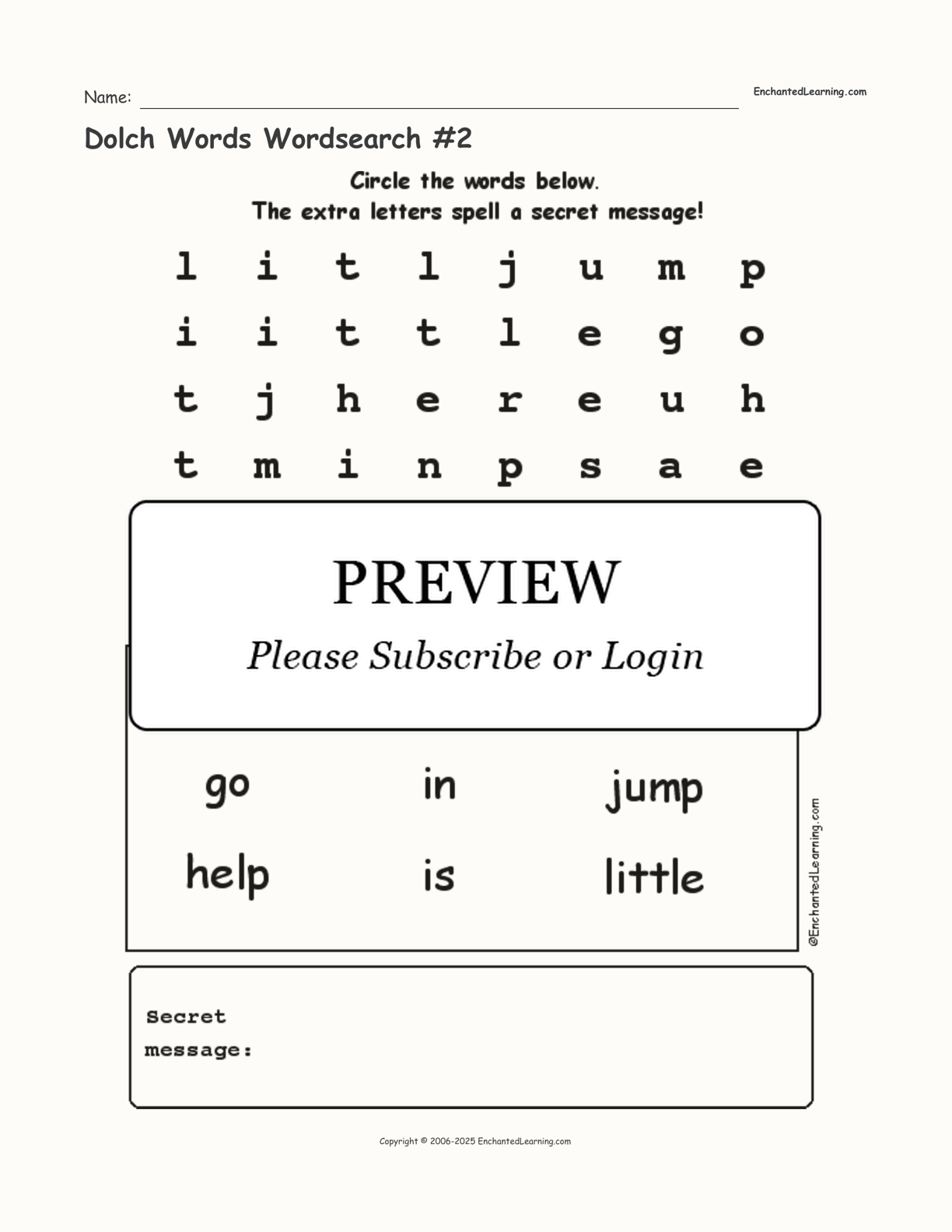 Dolch Phrases Worksheets