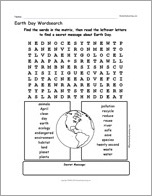 Search result: 'Earth Day Wordsearch'