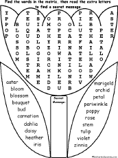 Spring wordsearch