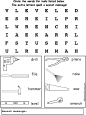 Tools at EnchantedLearning.com