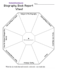 Free Printable Biography Graphic Organizer Printable prntbl