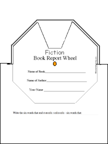 Search result: 'Fiction Book Report Wheel: Printable Worksheet'