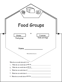 Search result: 'Food Wheels: Printable Worksheet'