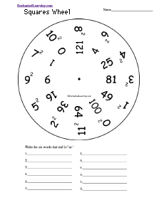 Search result: 'Squares Wheel - Bottom: Printable Worksheet'