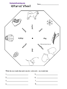 Search result: 'Iditarod Wheel  - Bottom: Printable Worksheet'